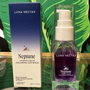 Luna Nectar Neptune Hyaluronic Acid Serum 30ml Hydrate & Blur NWT